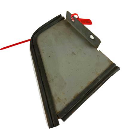 Hörnplåt över kylare